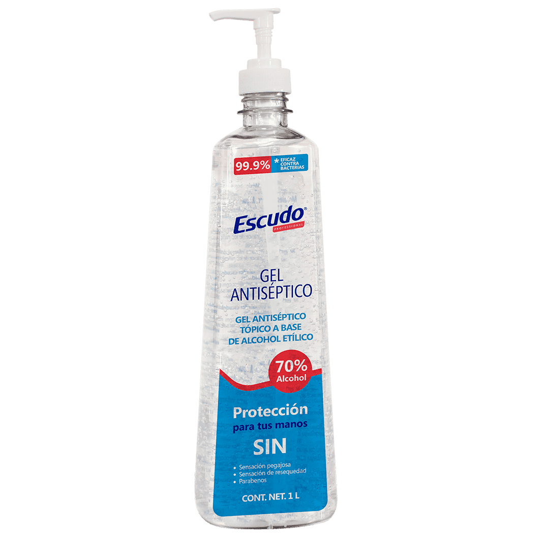 Gel Antibacterial  Escudo® 1,000 ml x 6