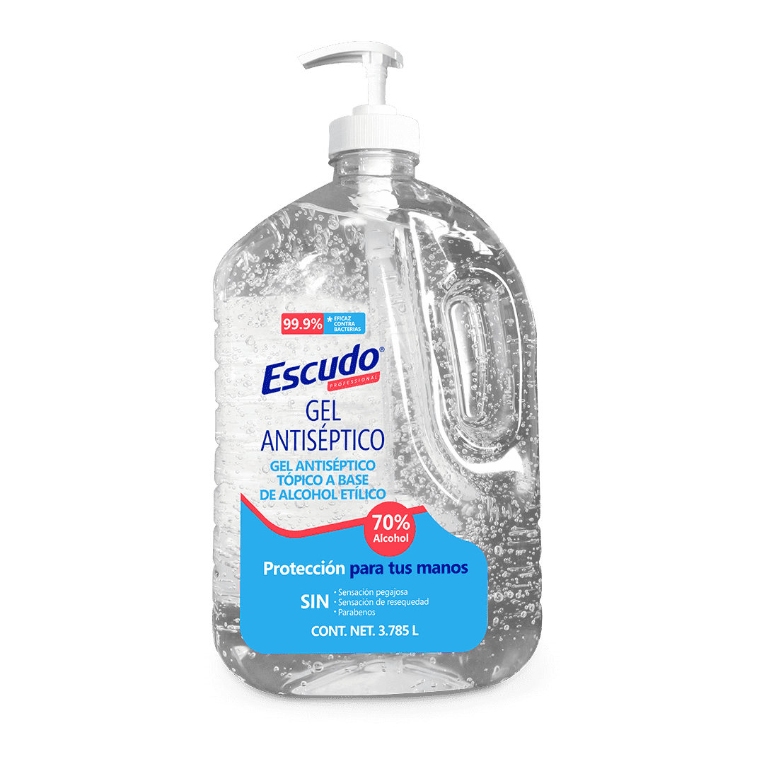 Gel Antibacterial Escudo®  3.785 L x 4